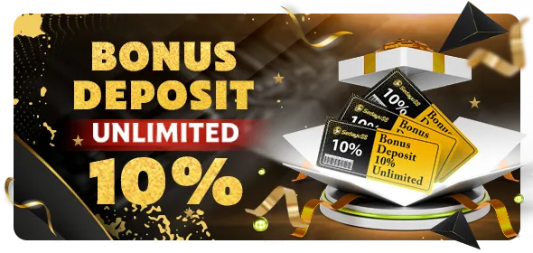 BONUS HARIAN DEPOSIT 10% UNLIMITED